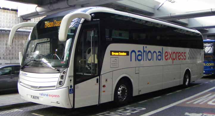 Epsom Coaches Volvo B9R Caetano Levante National Express EP03